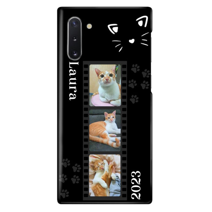 Custom Personalized Pet Photo Film iPhone/Samsung Phone Case - Gift for Cat Lovers/Birthday Gift