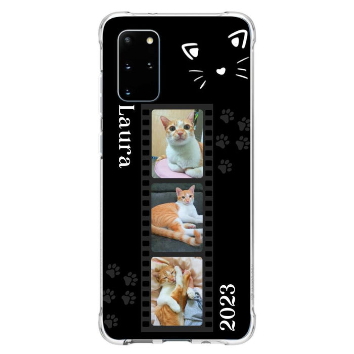 Custom Personalized Pet Photo Film iPhone/Samsung Phone Case - Gift for Cat Lovers/Birthday Gift