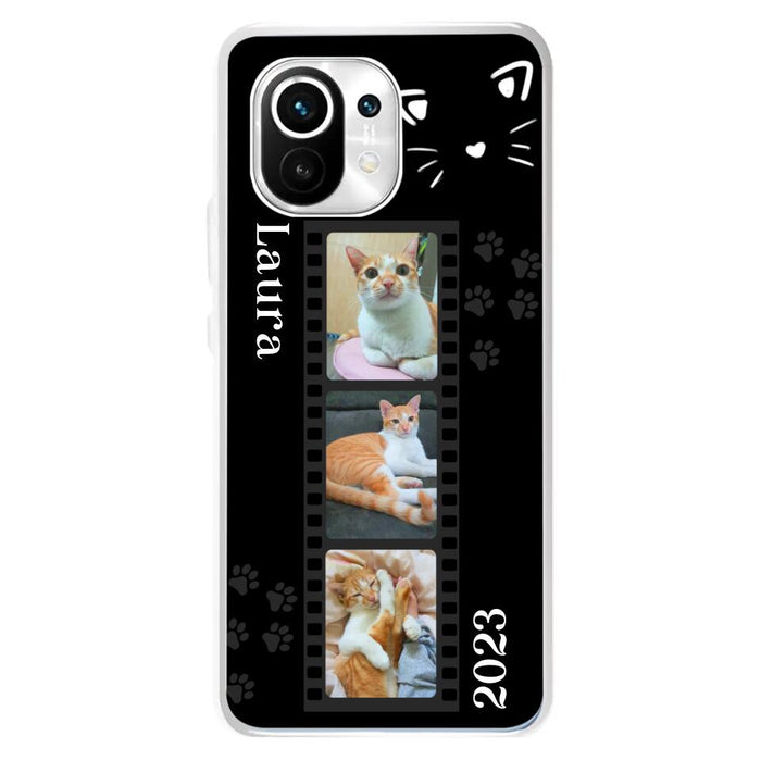 Custom Personalized Pet Photo Film Oppo/Xiaomi/Huawei Phone Case - Gift for Cat Lovers/Birthday Gift