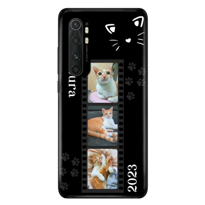 Custom Personalized Pet Photo Film Oppo/Xiaomi/Huawei Phone Case - Gift for Cat Lovers/Birthday Gift