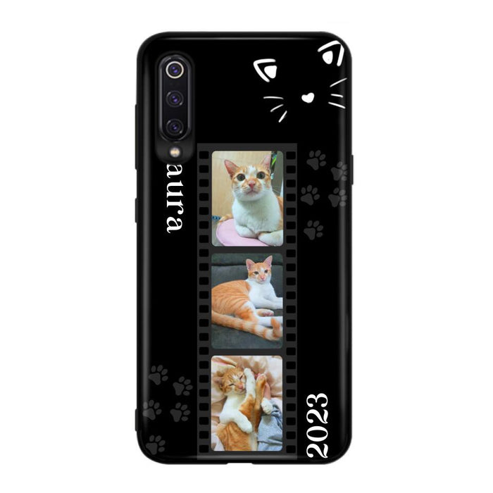 Custom Personalized Pet Photo Film Oppo/Xiaomi/Huawei Phone Case - Gift for Cat Lovers/Birthday Gift