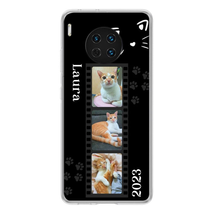 Custom Personalized Pet Photo Film Oppo/Xiaomi/Huawei Phone Case - Gift for Cat Lovers/Birthday Gift