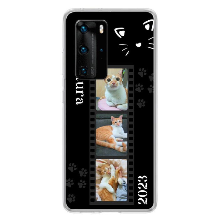 Custom Personalized Pet Photo Film Oppo/Xiaomi/Huawei Phone Case - Gift for Cat Lovers/Birthday Gift