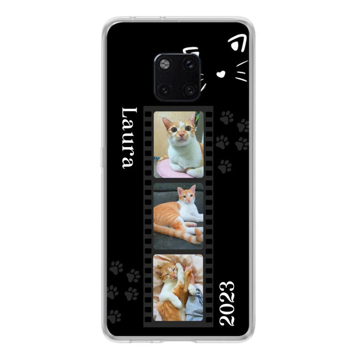 Custom Personalized Pet Photo Film Oppo/Xiaomi/Huawei Phone Case - Gift for Cat Lovers/Birthday Gift