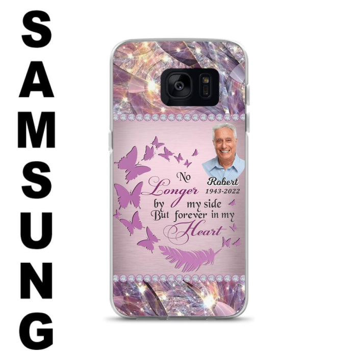 Custom Personalized Memorial Photo iPhone/ Samsung Phone Case - Memorial Gift Idea - No Longer By My Side But Forever In My Heart