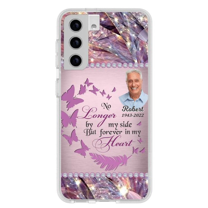 Custom Personalized Memorial Photo iPhone/ Samsung Phone Case - Memorial Gift Idea - No Longer By My Side But Forever In My Heart