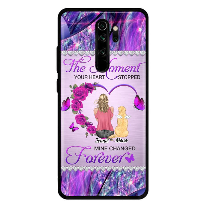 Custom Personalized Memorial Dog Mom Xiaomi/Oppo/Huawei Phone Case - Memorial/ Mother's Day Gift Idea For Dog Mom - The Moment Your Heart Stopped Mine Changed Forever