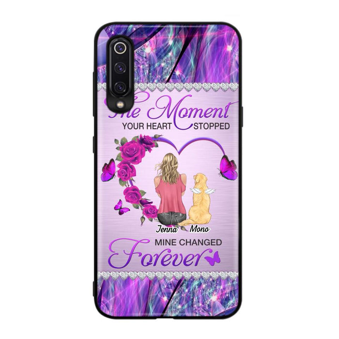 Custom Personalized Memorial Dog Mom Xiaomi/Oppo/Huawei Phone Case - Memorial/ Mother's Day Gift Idea For Dog Mom - The Moment Your Heart Stopped Mine Changed Forever