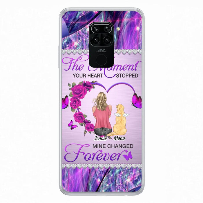 Custom Personalized Memorial Dog Mom Xiaomi/Oppo/Huawei Phone Case - Memorial/ Mother's Day Gift Idea For Dog Mom - The Moment Your Heart Stopped Mine Changed Forever