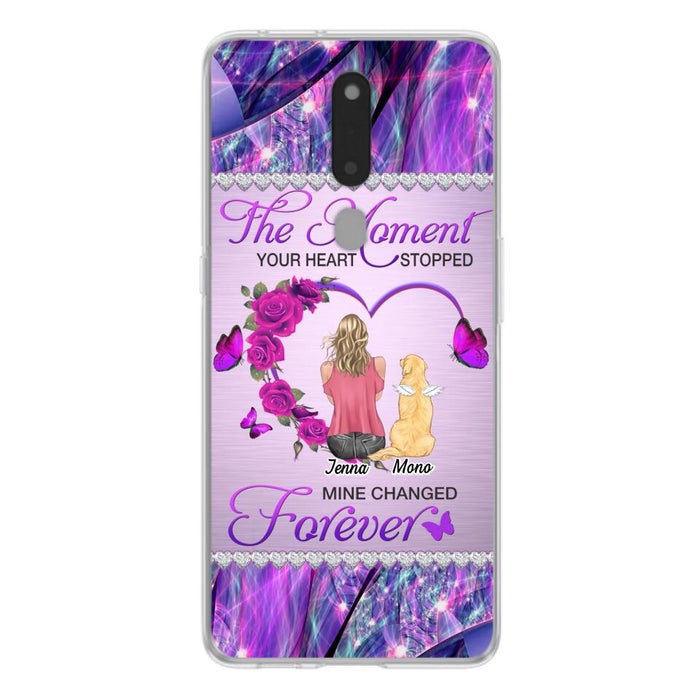 Custom Personalized Memorial Dog Mom Xiaomi/Oppo/Huawei Phone Case - Memorial/ Mother's Day Gift Idea For Dog Mom - The Moment Your Heart Stopped Mine Changed Forever