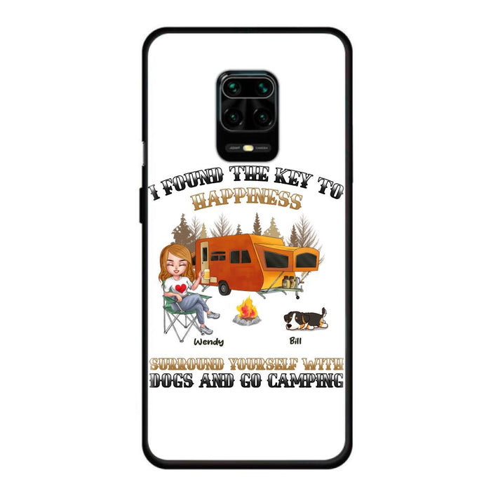 Custom Personalized Dog Camping Queen Phone Case - Gift Idea For Camping Lovers/Friends/ Dog Mom - Upto 5 Dogs - Case For Xiaomi/Oppo/Huawei