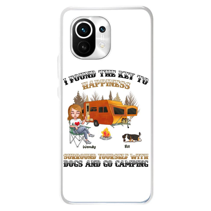 Custom Personalized Dog Camping Queen Phone Case - Gift Idea For Camping Lovers/Friends/ Dog Mom - Upto 5 Dogs - Case For Xiaomi/Oppo/Huawei