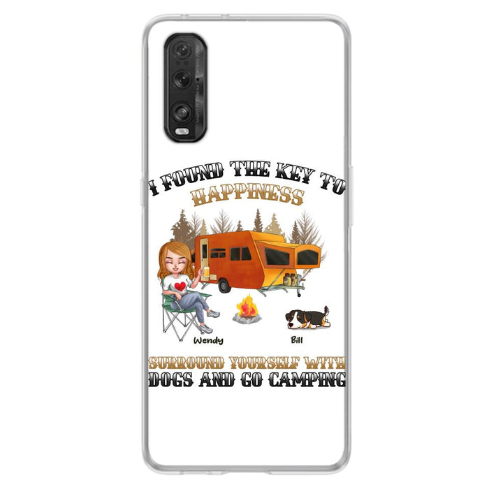 Custom Personalized Dog Camping Queen Phone Case - Gift Idea For Camping Lovers/Friends/ Dog Mom - Upto 5 Dogs - Case For Xiaomi/Oppo/Huawei