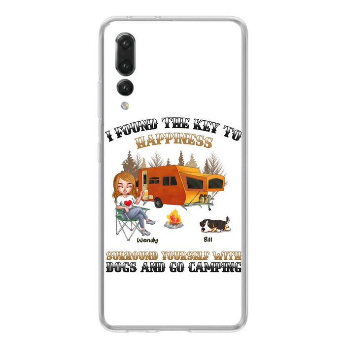 Custom Personalized Dog Camping Queen Phone Case - Gift Idea For Camping Lovers/Friends/ Dog Mom - Upto 5 Dogs - Case For Xiaomi/Oppo/Huawei