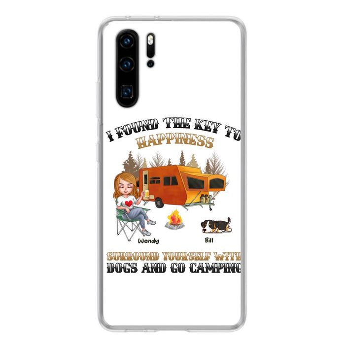 Custom Personalized Dog Camping Queen Phone Case - Gift Idea For Camping Lovers/Friends/ Dog Mom - Upto 5 Dogs - Case For Xiaomi/Oppo/Huawei