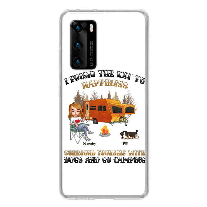 Custom Personalized Dog Camping Queen Phone Case - Gift Idea For Camping Lovers/Friends/ Dog Mom - Upto 5 Dogs - Case For Xiaomi/Oppo/Huawei