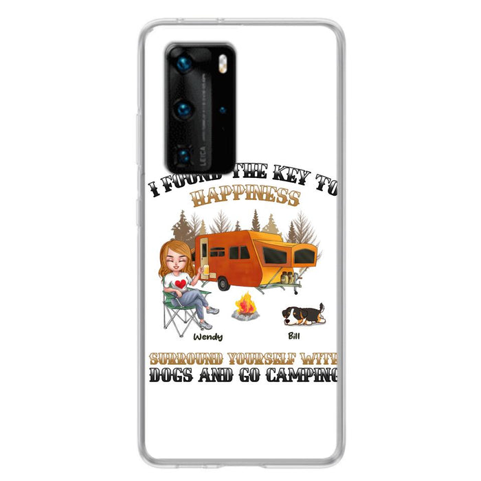 Custom Personalized Dog Camping Queen Phone Case - Gift Idea For Camping Lovers/Friends/ Dog Mom - Upto 5 Dogs - Case For Xiaomi/Oppo/Huawei