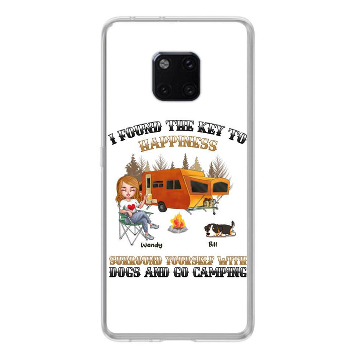 Custom Personalized Dog Camping Queen Phone Case - Gift Idea For Camping Lovers/Friends/ Dog Mom - Upto 5 Dogs - Case For Xiaomi/Oppo/Huawei