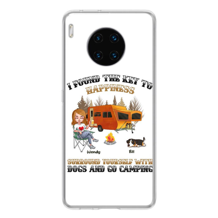 Custom Personalized Dog Camping Queen Phone Case - Gift Idea For Camping Lovers/Friends/ Dog Mom - Upto 5 Dogs - Case For Xiaomi/Oppo/Huawei