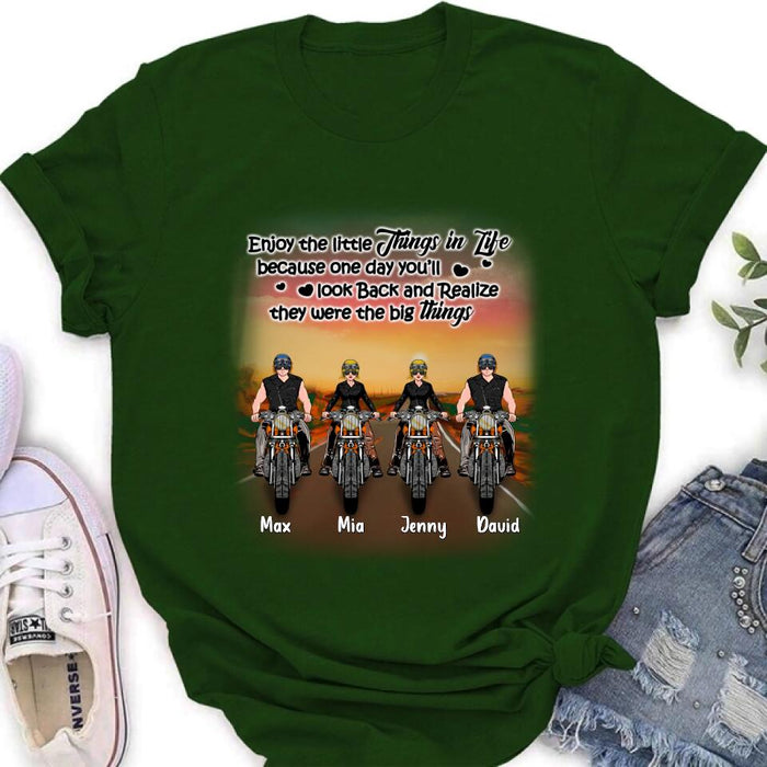 Custom Personalized Couple Motorcycle Shirt/ Pullover Hoodie - Gift Idea For Couple/ Friends - You  & Me We Got This