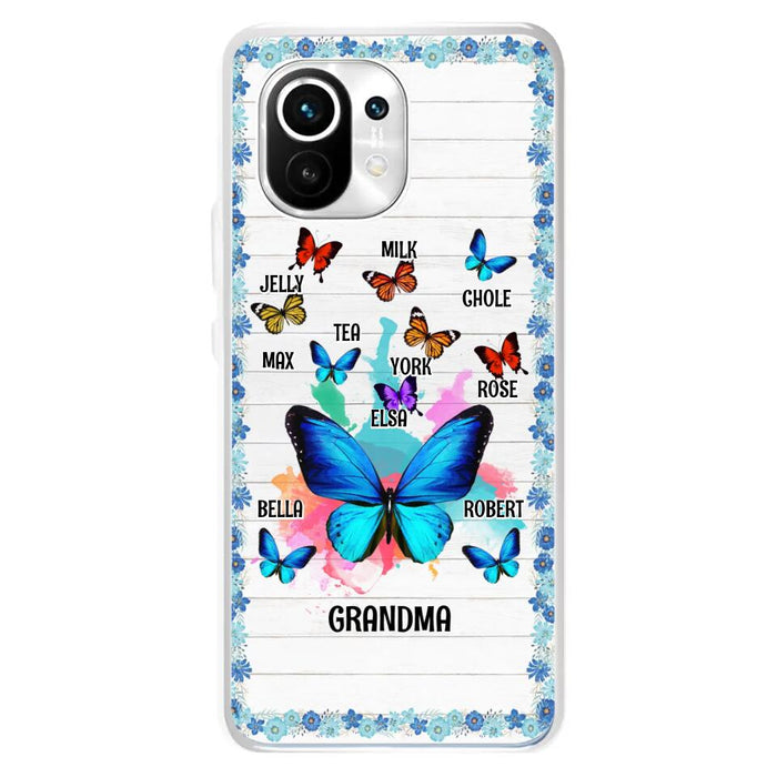 Custom Personalized Grandma Phone Case - Up to 10 Kid's Name - Mother's Day Gift Idea For Grandma - Case For Xiaomi/ Oppo/ Huawei