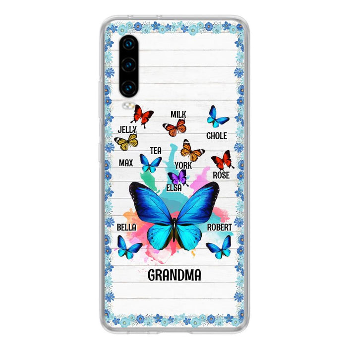 Custom Personalized Grandma Phone Case - Up to 10 Kid's Name - Mother's Day Gift Idea For Grandma - Case For Xiaomi/ Oppo/ Huawei