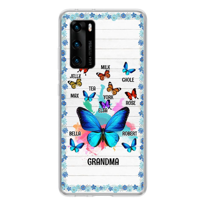 Custom Personalized Grandma Phone Case - Up to 10 Kid's Name - Mother's Day Gift Idea For Grandma - Case For Xiaomi/ Oppo/ Huawei