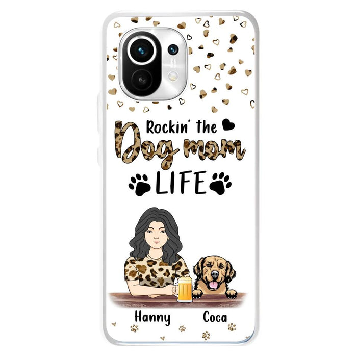 Custom Personalized Dog Mom Phone Case - Upto 4 Dogs - Mother's Day Gift Idea For Dog Lover/ Dog Mom - Rockin' The Dog Mom Life - Case For Xiaomi/ Oppo And Huawei