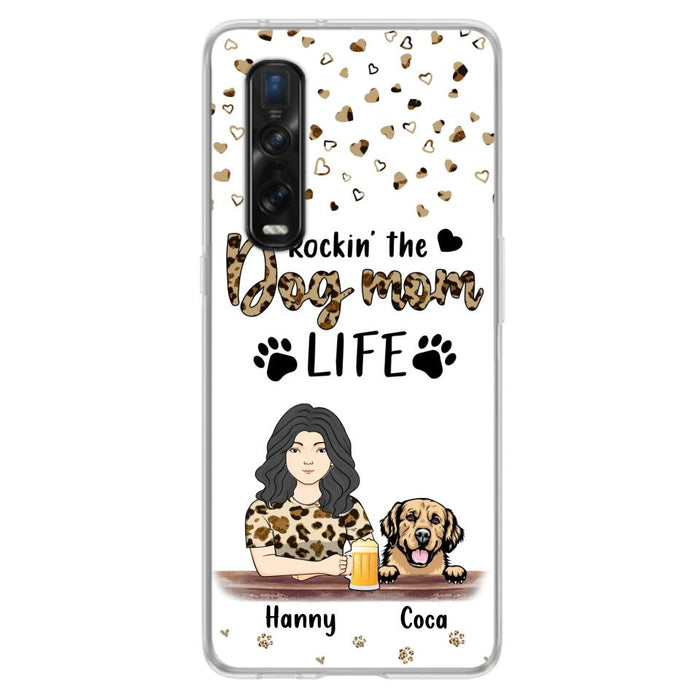 Custom Personalized Dog Mom Phone Case - Upto 4 Dogs - Mother's Day Gift Idea For Dog Lover/ Dog Mom - Rockin' The Dog Mom Life - Case For Xiaomi/ Oppo And Huawei