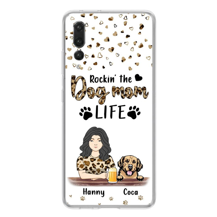 Custom Personalized Dog Mom Phone Case - Upto 4 Dogs - Mother's Day Gift Idea For Dog Lover/ Dog Mom - Rockin' The Dog Mom Life - Case For Xiaomi/ Oppo And Huawei