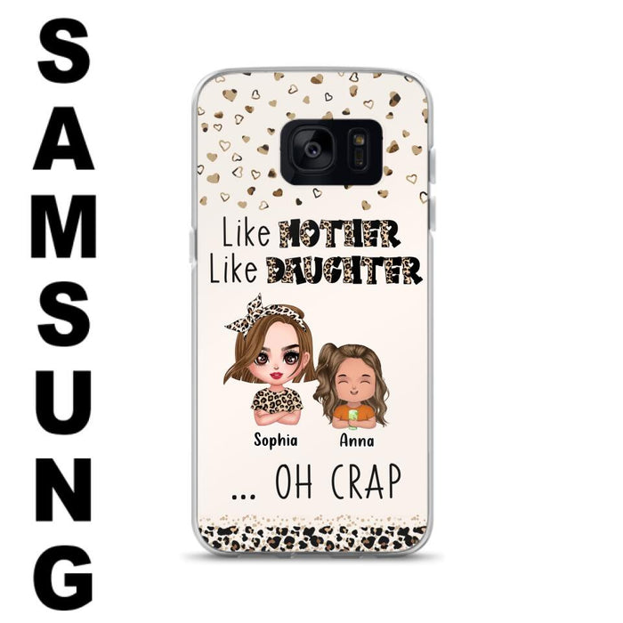 Custom Personalized Mother Phone Case - Mom With Upto 7 Children - Mother's Day Gift To Mom - Like Mother Like Daughter - Case For iPhone And Samsung