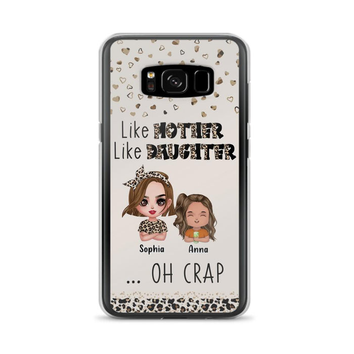 Custom Personalized Mother Phone Case - Mom With Upto 7 Children - Mother's Day Gift To Mom - Like Mother Like Daughter - Case For iPhone And Samsung