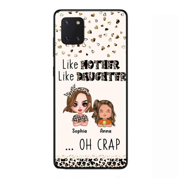 Custom Personalized Mother Phone Case - Mom With Upto 7 Children - Mother's Day Gift To Mom - Like Mother Like Daughter - Case For iPhone And Samsung