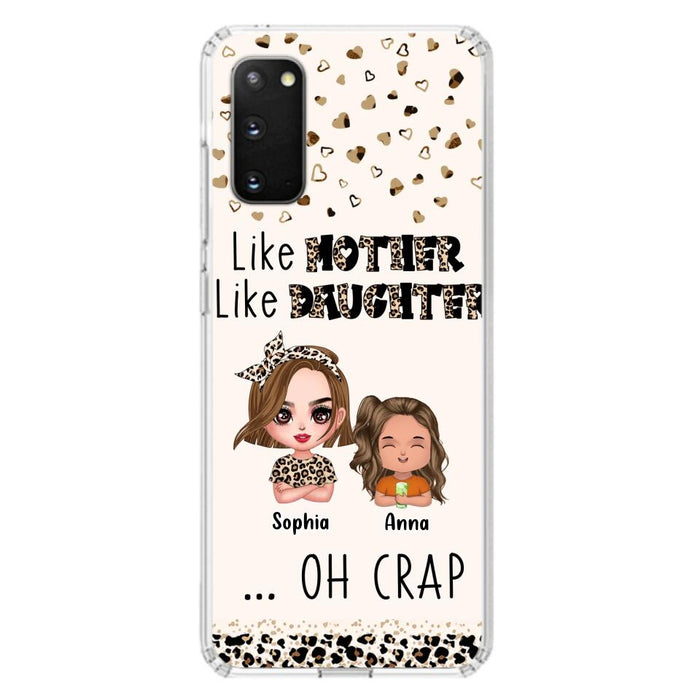 Custom Personalized Mother Phone Case - Mom With Upto 7 Children - Mother's Day Gift To Mom - Like Mother Like Daughter - Case For iPhone And Samsung