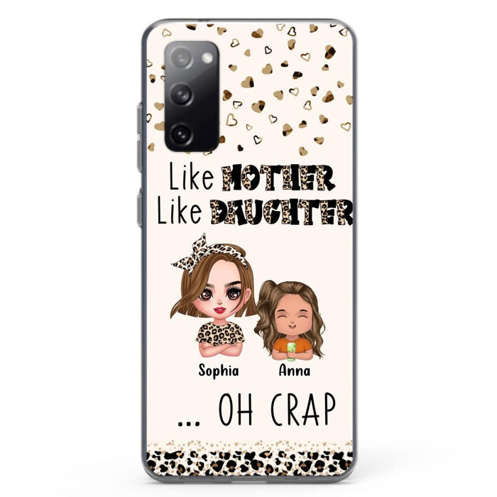 Custom Personalized Mother Phone Case - Mom With Upto 7 Children - Mother's Day Gift To Mom - Like Mother Like Daughter - Case For iPhone And Samsung