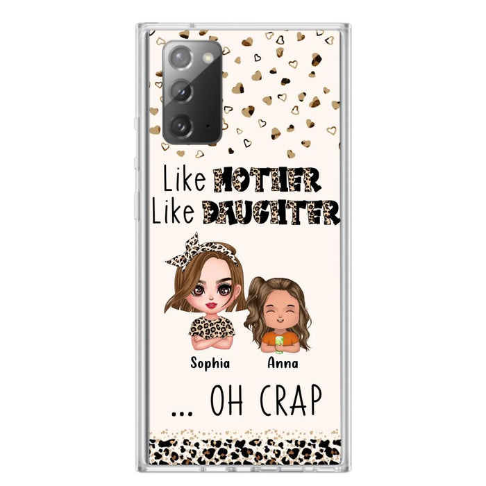 Custom Personalized Mother Phone Case - Mom With Upto 7 Children - Mother's Day Gift To Mom - Like Mother Like Daughter - Case For iPhone And Samsung