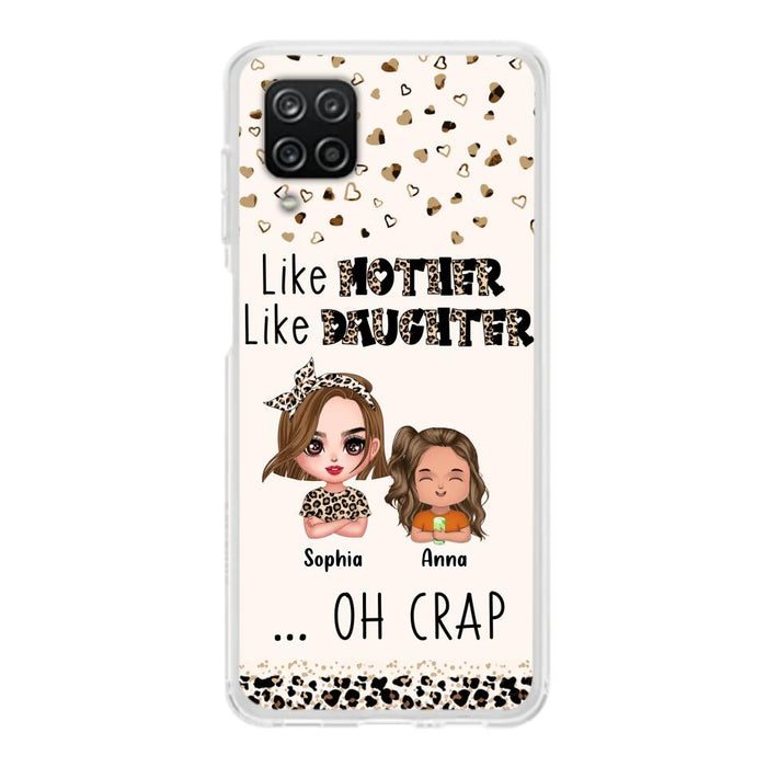 Custom Personalized Mother Phone Case - Mom With Upto 7 Children - Mother's Day Gift To Mom - Like Mother Like Daughter - Case For iPhone And Samsung