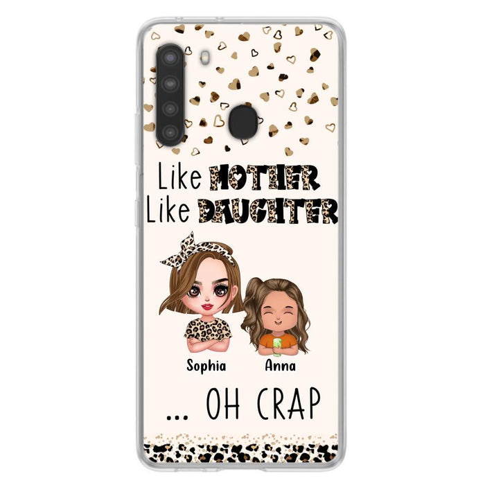 Custom Personalized Mother Phone Case - Mom With Upto 7 Children - Mother's Day Gift To Mom - Like Mother Like Daughter - Case For iPhone And Samsung