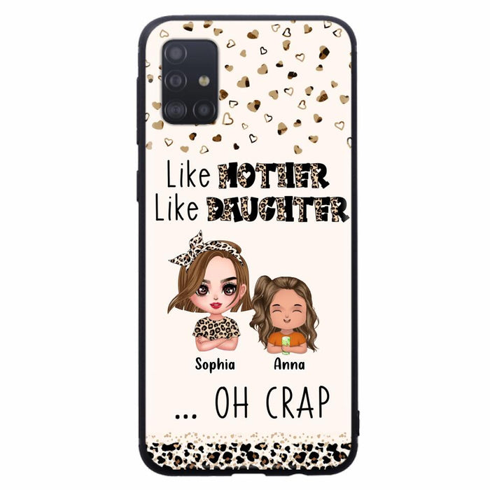 Custom Personalized Mother Phone Case - Mom With Upto 7 Children - Mother's Day Gift To Mom - Like Mother Like Daughter - Case For iPhone And Samsung