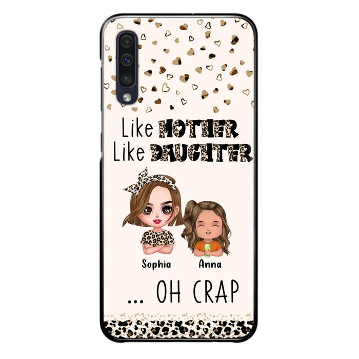 Custom Personalized Mother Phone Case - Mom With Upto 7 Children - Mother's Day Gift To Mom - Like Mother Like Daughter - Case For iPhone And Samsung