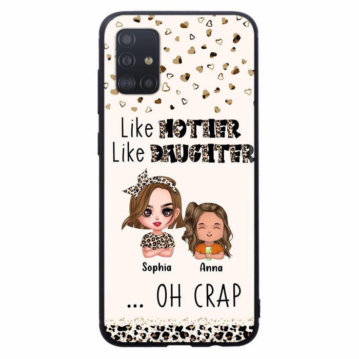 Custom Personalized Mother Phone Case - Mom With Upto 7 Children - Mother's Day Gift To Mom - Like Mother Like Daughter - Case For iPhone And Samsung