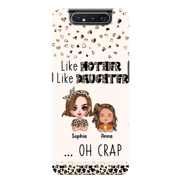 Custom Personalized Mother Phone Case - Mom With Upto 7 Children - Mother's Day Gift To Mom - Like Mother Like Daughter - Case For iPhone And Samsung