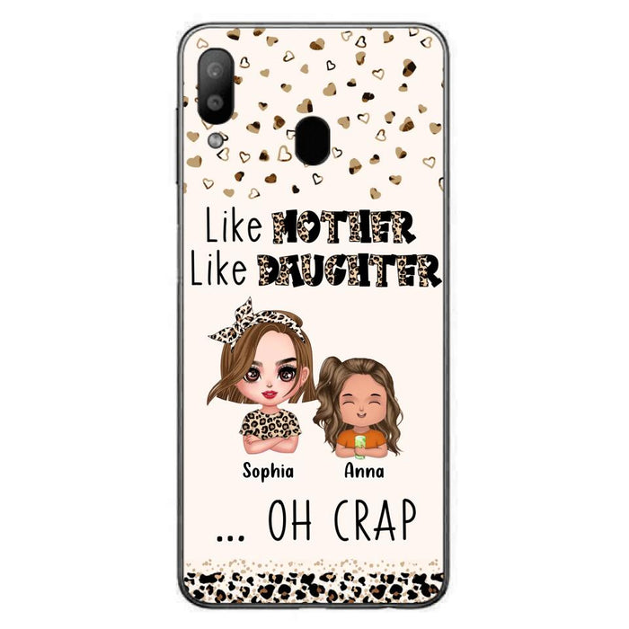 Custom Personalized Mother Phone Case - Mom With Upto 7 Children - Mother's Day Gift To Mom - Like Mother Like Daughter - Case For iPhone And Samsung