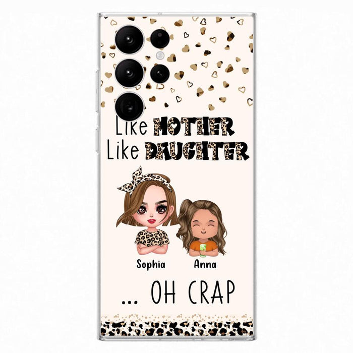 Custom Personalized Mother Phone Case - Mom With Upto 7 Children - Mother's Day Gift To Mom - Like Mother Like Daughter - Case For iPhone And Samsung