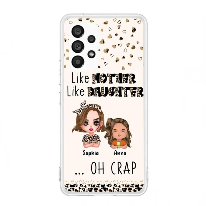 Custom Personalized Mother Phone Case - Mom With Upto 7 Children - Mother's Day Gift To Mom - Like Mother Like Daughter - Case For iPhone And Samsung