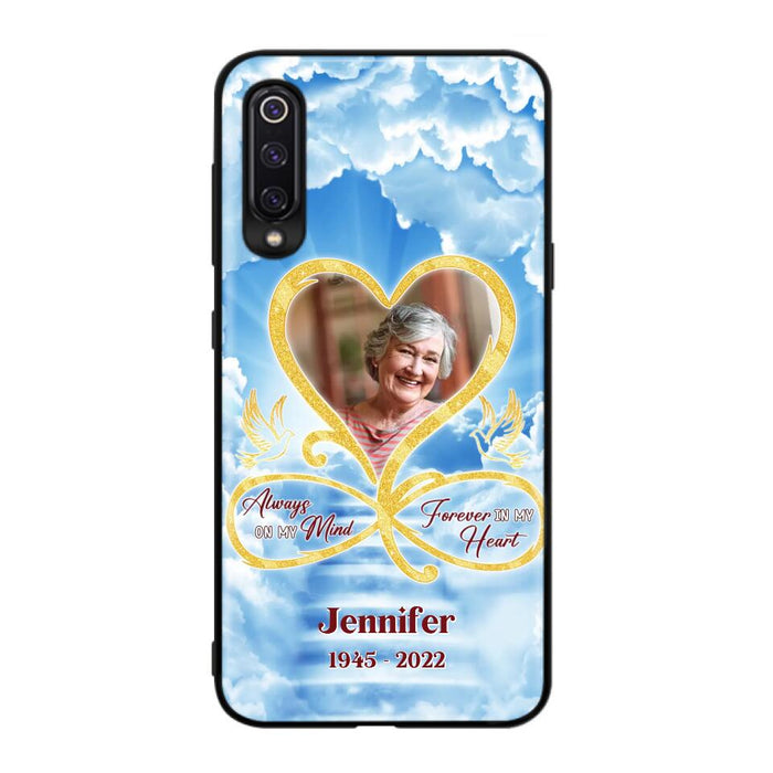 Custom Personalized Memorial Photo Phone Case - Memorial Gift Idea For Mother's Day/Father's Day - Always On My Mind Forever In My Heart - Case for Xiaomi/Huawei/Oppo