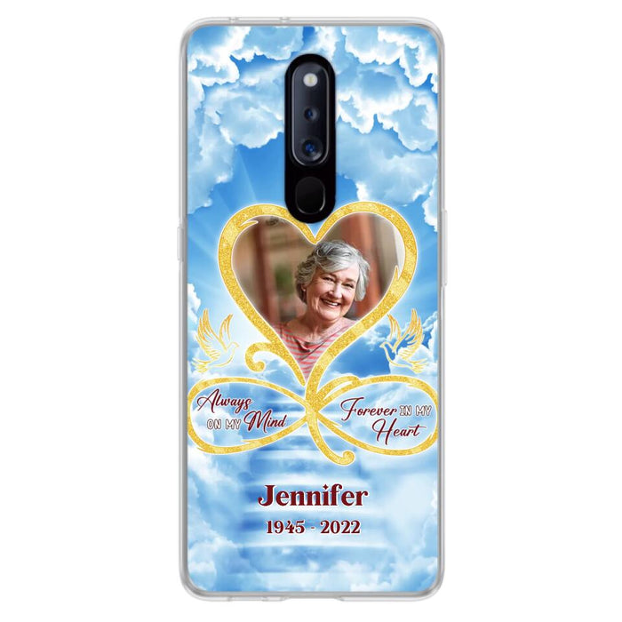 Custom Personalized Memorial Photo Phone Case - Memorial Gift Idea For Mother's Day/Father's Day - Always On My Mind Forever In My Heart - Case for Xiaomi/Huawei/Oppo