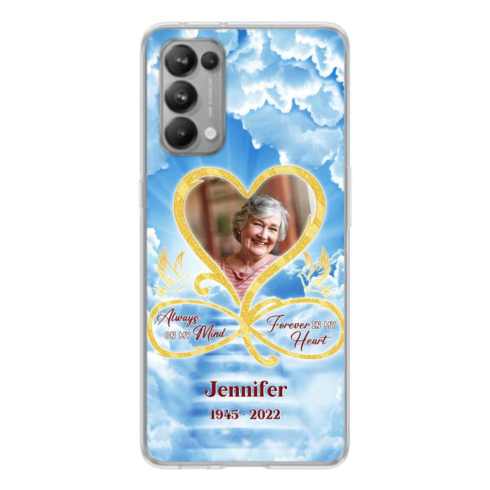 Custom Personalized Memorial Photo Phone Case - Memorial Gift Idea For Mother's Day/Father's Day - Always On My Mind Forever In My Heart - Case for Xiaomi/Huawei/Oppo