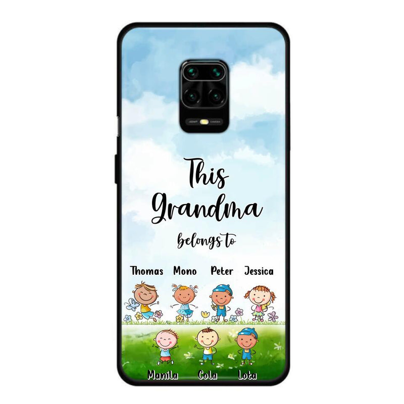 Custom Personalized Grandma Phone Case - Gift Idea For Grandma/Mother's Day - Upto 7 Kids - This Grandma Belongs To - Case For Oppo, Xiaomi & Huawei