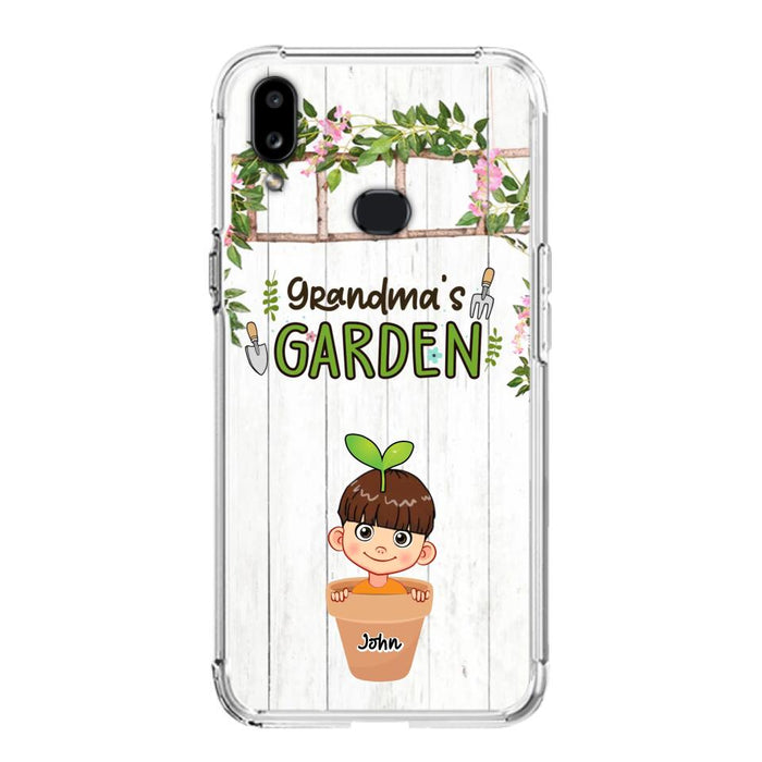 Custom Personalized Grandma's Garden Phone Case - Gift Idea For Grandma/ Mother's Day Gift - Up to 10 Kids - Case For iPhone And Samsung